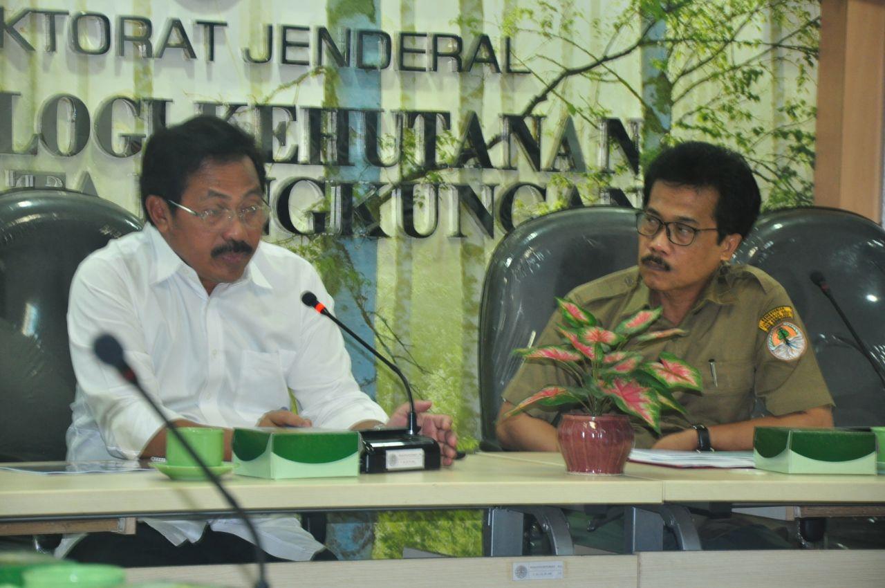Gubernur Kepri Nurdin Basirun memberikan pemaparan tentang KEK Batam