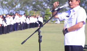 Penjabat Wali Kota Tanjungpinang, Raja Ariza puji disiplin pegawai Pemko saat pimpin apel pagi