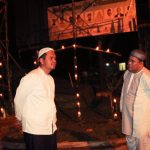 Bupati Bintan meninjau lampu cangkok