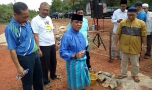 Peletakan Batu Pertama, Wabup Bintan Harapkan Masjid Al Ashri Bisa Bermanfaat Bagi Kemaslahatan