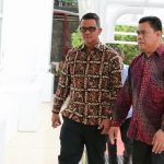 Bupati Bintan saat melakukan peninjauan