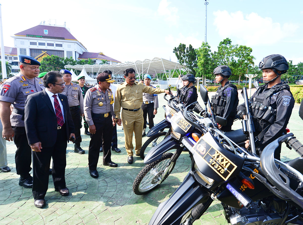 Gubernur dan Kapolda Pastikan Kesiapan Pasukan