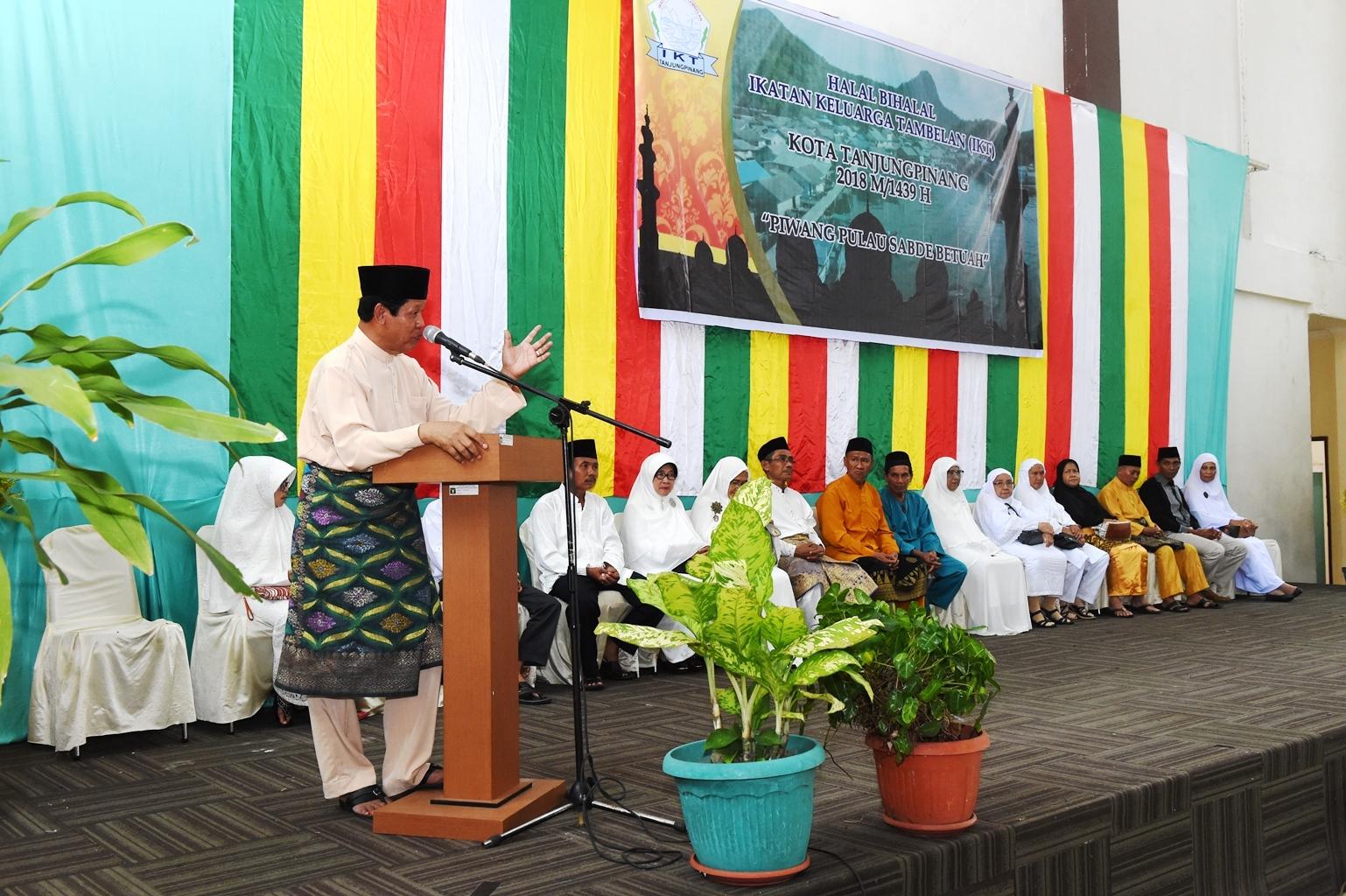 Hadiri Halal Bihalal IKT, Wagub Ajak Warga Tambelan Bersama Membangun Kepri