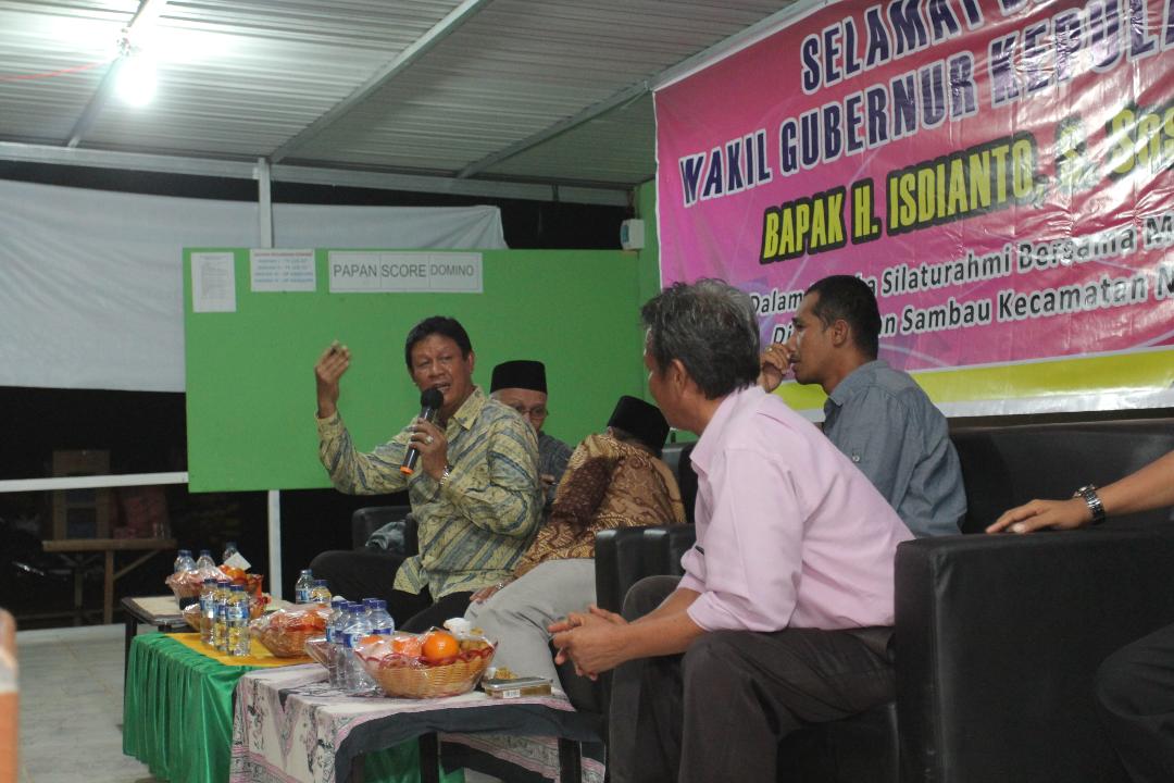 Wagub Respon Keinginan Masyarakat Sambau