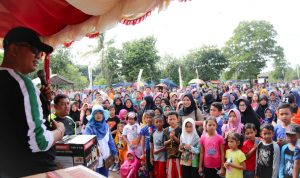 Peringatan Ulangtahun Ke 13, Kelurahan Gunung Lengkuas Gelar Pertandingan Rakyat