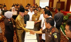 Syahrul Dukung Aparat Hukum Wujudkan Tata Kelola Pemerintahan Bebas Korupsi