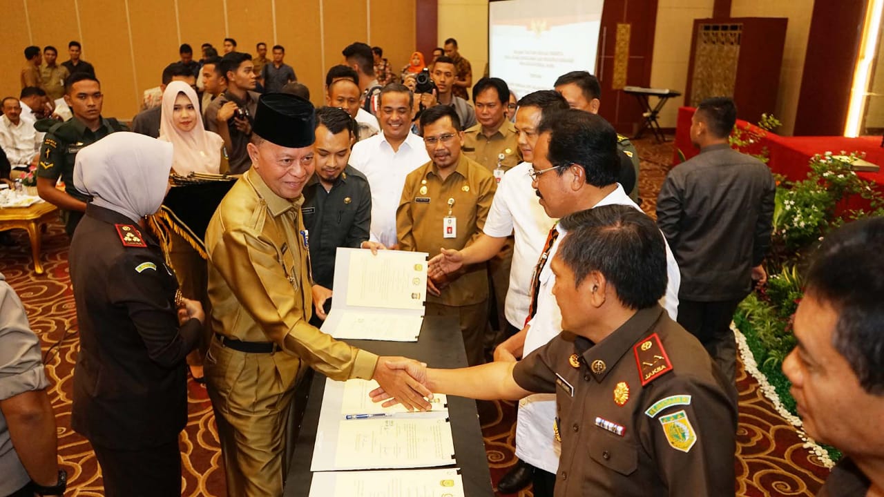 Syahrul Dukung Aparat Hukum Wujudkan Tata Kelola Pemerintahan Bebas Korupsi