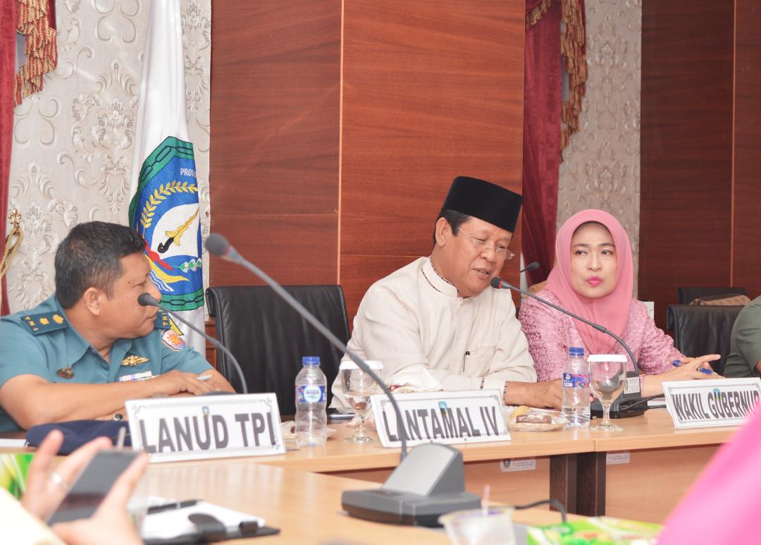Wagub Pimpin Rapat Tim TPPO Kepri