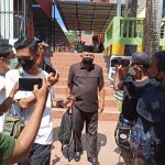 Syamsul Bahrum usai menjalani pemeriksaan