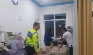 Kecelakaan Lalu Lintas di Dabo Singkep, Satu Pengendara Sepeda Motor Kritis